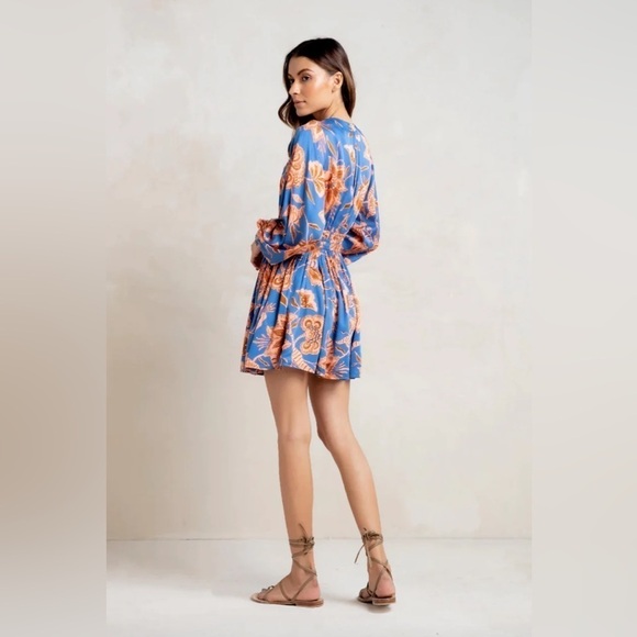 Omika Adele Dress in Sitara Azure - Picture 4 of 16